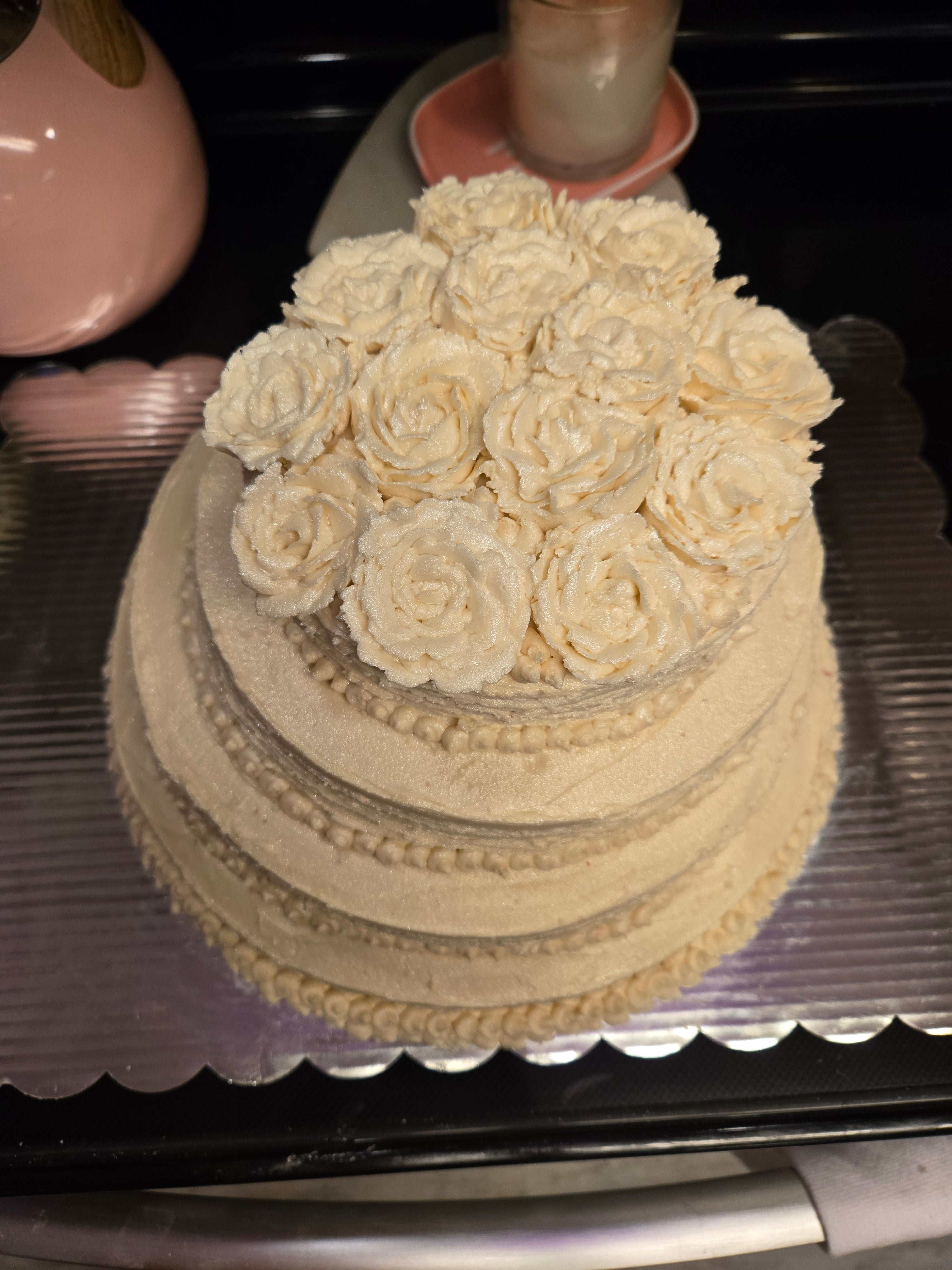 4 Tier Basic Wedding Cake