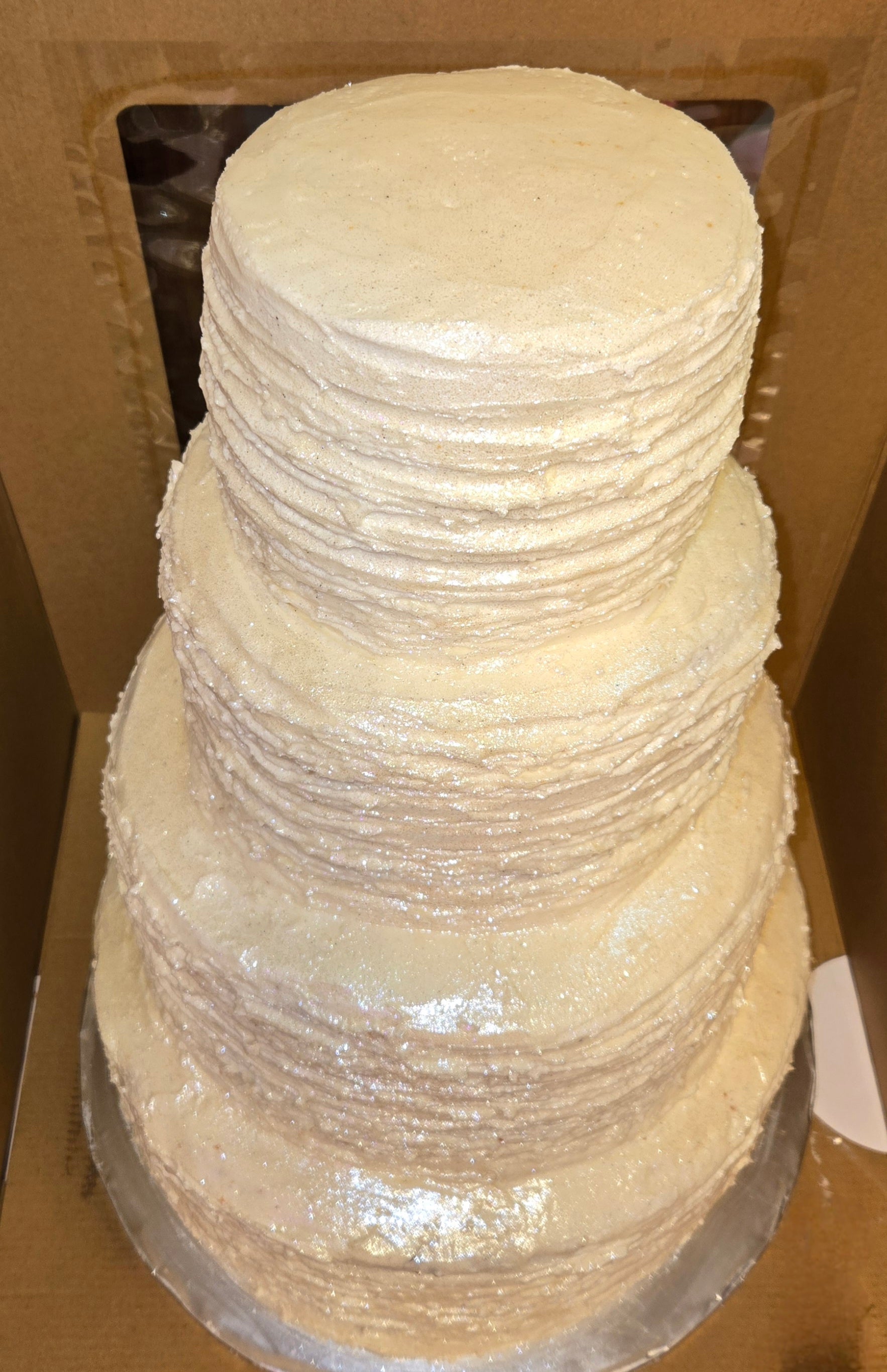 4 Tier Basic Wedding Cake