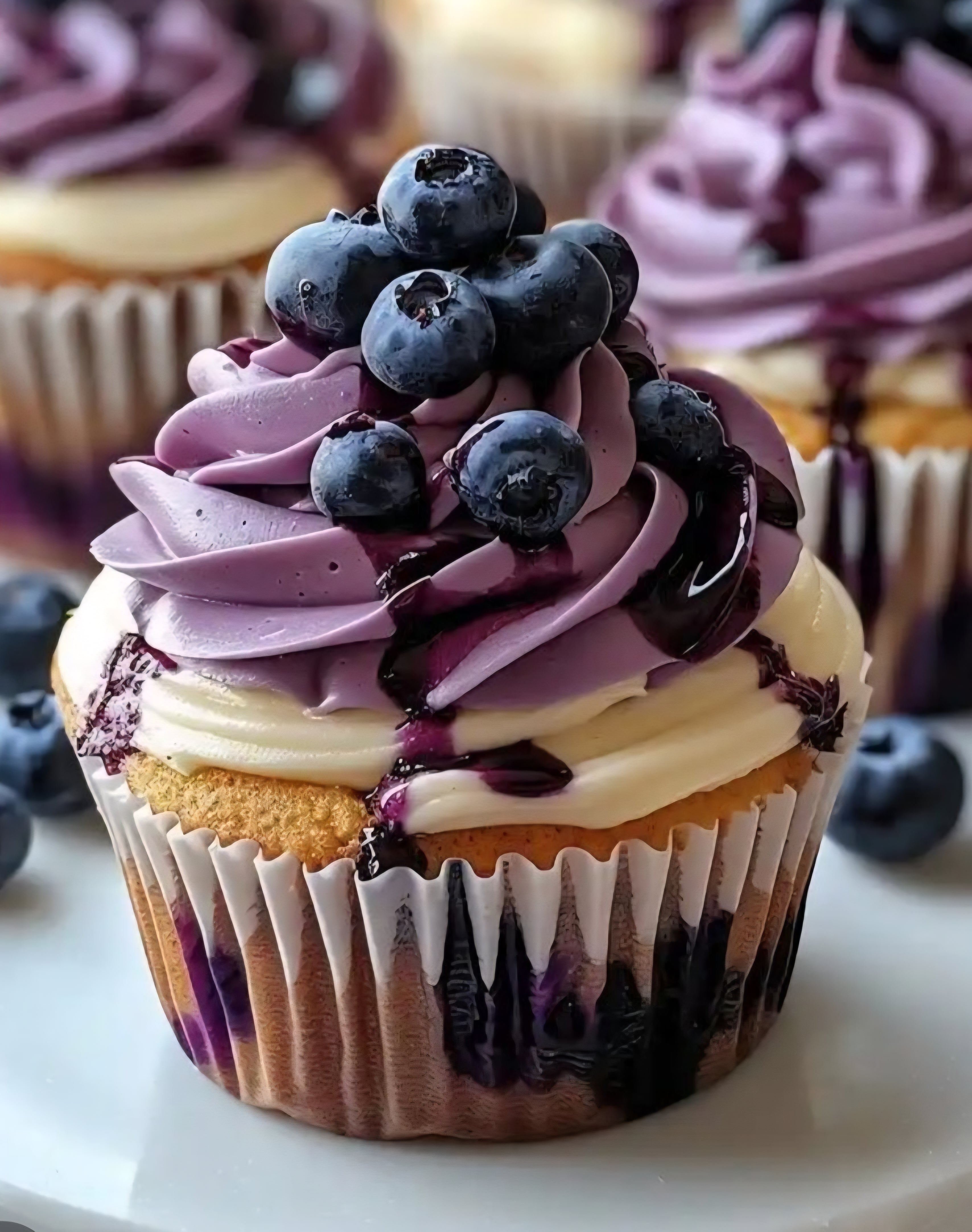 Blueberry Cupcake  ( Dozen )