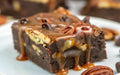 Turtle Brownies ( 8 Brownies )